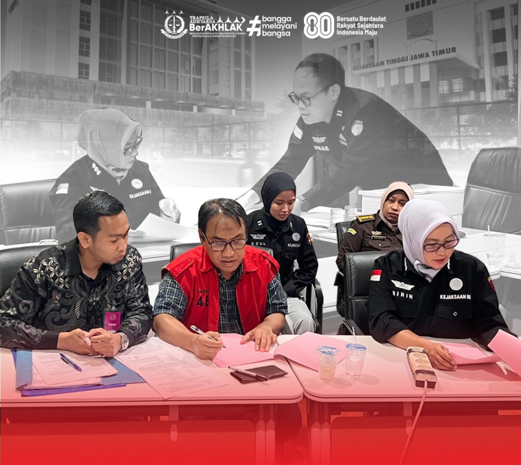 Kasus Dugaan Gratifikasi Dinas Pu Surabaya: Kejati Jatim Serahkan Tersangka Dan Barang Bukti Rp. 3,6 Miliar