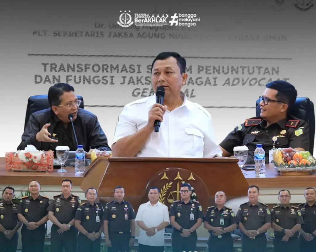 Kejati Jatim Terima Kunjungan Supervisi Plt. Sesjampidum, Bahas Evaluasi dan Transformasi Penanganan Perkara Tindak Pidana Umum