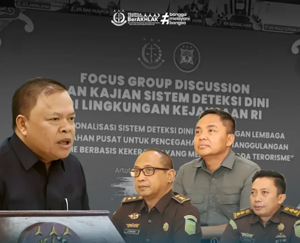 Perkuat Peran Intelijen, Asintel Kejati Jatim Ikuti FGD Rencana Aksi Nasional Penanggulangan Ekstremisme