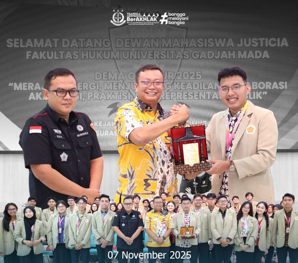 Kunjungan Mahasiswa Fakultas Hukum UGM, Kejati Jatim Jadi Ruang Edukasi Penegakan Hukum dan Restorative Justice