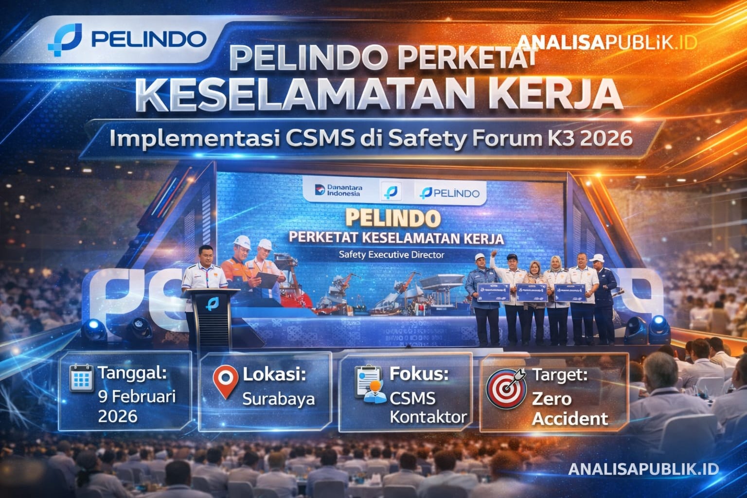 Pelindo Regional 3 Perketat Standar K3, Implementasi CSMS Jadi Sorotan Safety Forum 2026