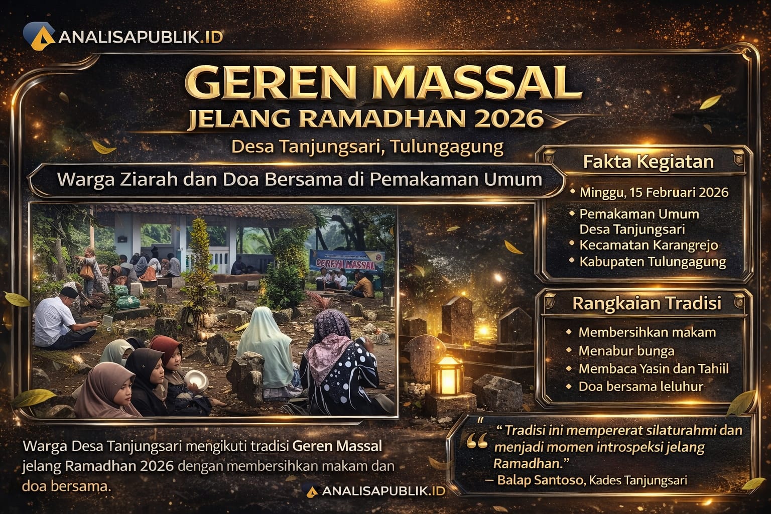 Pemdes Tanjungsari Gelar Geren Massal Sambut Ramadhan 2026