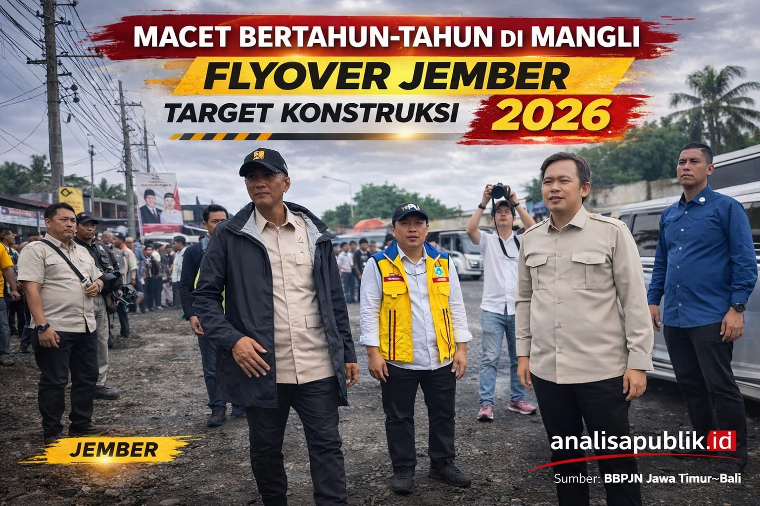 Macet Bertahun-Tahun di Mangli, Flyover Jember Masuk Tahap Perencanaan, Konstruksi Ditarget 2026