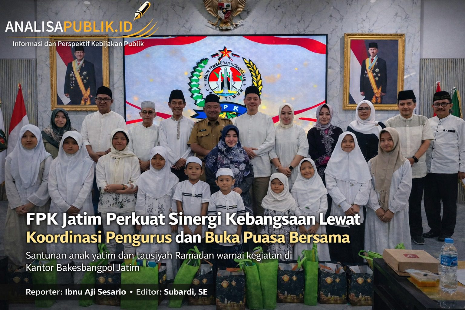 Koordinasi Pengurus dan Buka Puasa Bersama, FPK Jatim Perkuat Sinergi Jaga Kerukunan di Tengah Keberagaman