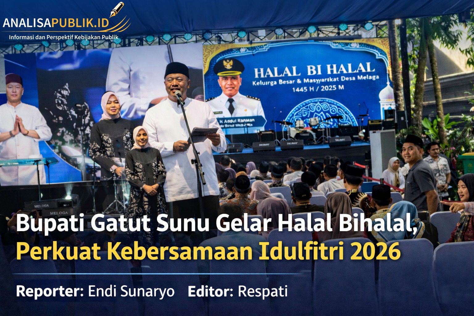 Bupati Gatut Sunu Gelar Halal Bihalal, Perkuat Kebersamaan Idulfitri 2026