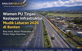 Wamen PU Tinjau Kesiapan Infrastruktur Mudik Lebaran 2026 di Banten, Rest Area hingga Akses Pelabuhan Jadi Fokus