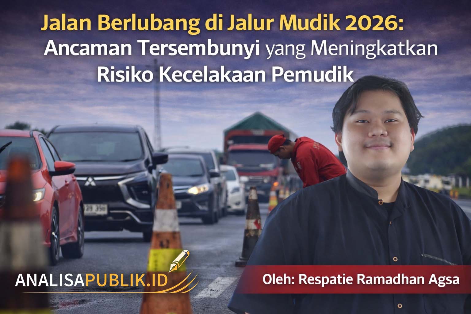 Jalan Berlubang di Jalur Mudik 2026 Ancaman Tersembunyi yang Meningkatkan Risiko Kecelakaan Pemudik