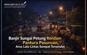 Banjir Sungai Petung Rendam Pantura Pasuruan, Arus Lalu Lintas Sempat Tersendat