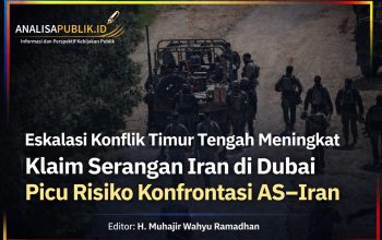 Eskalasi Konflik Timur Tengah Meningkat, Klaim Serangan Balasan Iran di Dubai Sorot Risiko Konfrontasi Terbuka AS–Iran