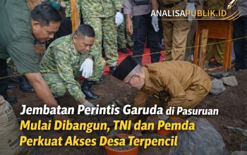 Jembatan Perintis Garuda di Pasuruan Mulai Dibangun, TNI dan Pemda Perkuat Akses Desa Terpencil