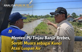 Menteri PU Tinjau Banjir Brebes, Soroti Muara sebagai Kunci Atasi Luapan Air