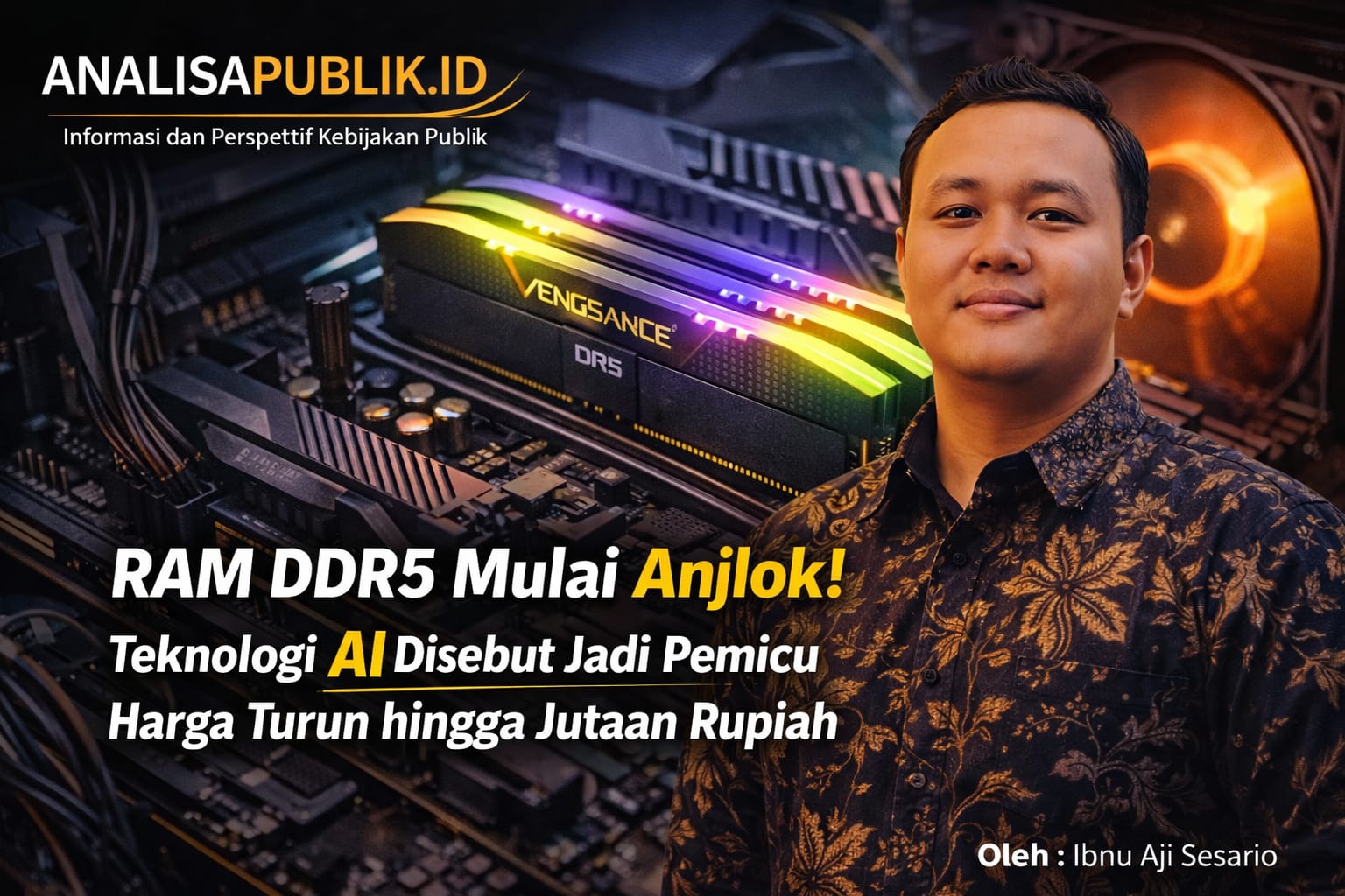 RAM DDR5 Mulai Anjlok! Teknologi AI Disebut Jadi Pemicu Harga Turun hingga Jutaan Rupiah