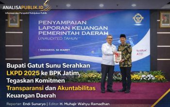 Bupati Gatut Sunu Serahkan LKPD 2025 ke BPK Jatim, Tegaskan Komitmen Transparansi dan Akuntabilitas Keuangan Daerah
