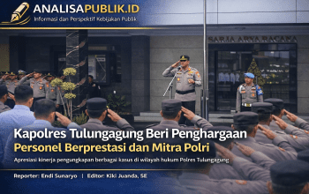 Polres Tulungagung Beri Penghargaan kepada Personel Berprestasi dan Mitra Polri