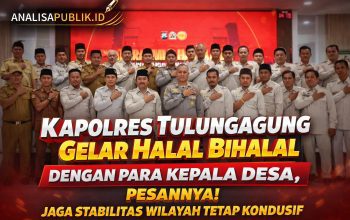 Kapolres Tulungagung Gelar Halal Bihalal Dengan Para Kepala Desa, Pesannya ! Jaga Stabilitas Wilayah Tetap Kondusif