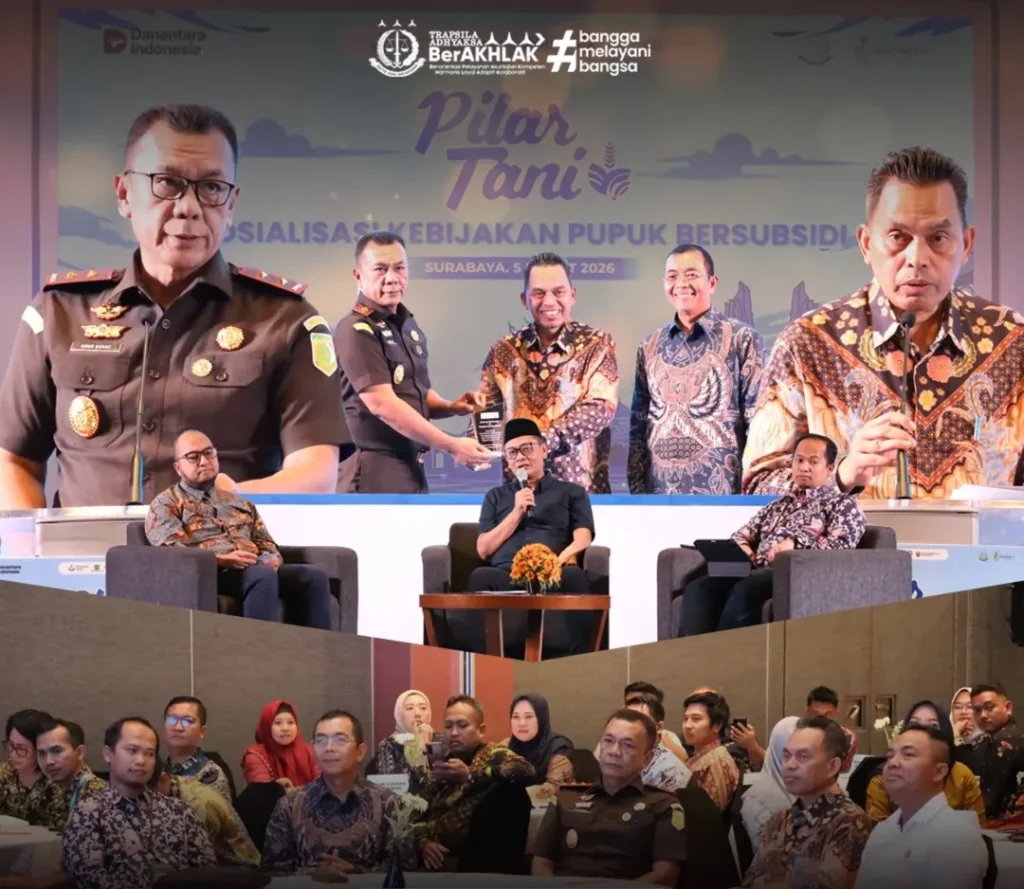 Pilar Tani Jadi Ruang Sinergi, Kejati Jatim Tegaskan Komitmen Jaga Tata Kelola Pengawasan Pupuk Bersubsidi