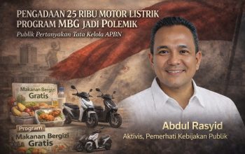 Pengadaan 25 Ribu Motor Listrik Program MBG Jadi Polemik, Publik Pertanyakan Tata Kelola APBN