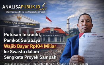 Putusan Inkracht, Pemkot Surabaya Wajib Bayar Rp104 Miliar ke Swasta dalam Sengketa Proyek Sampah