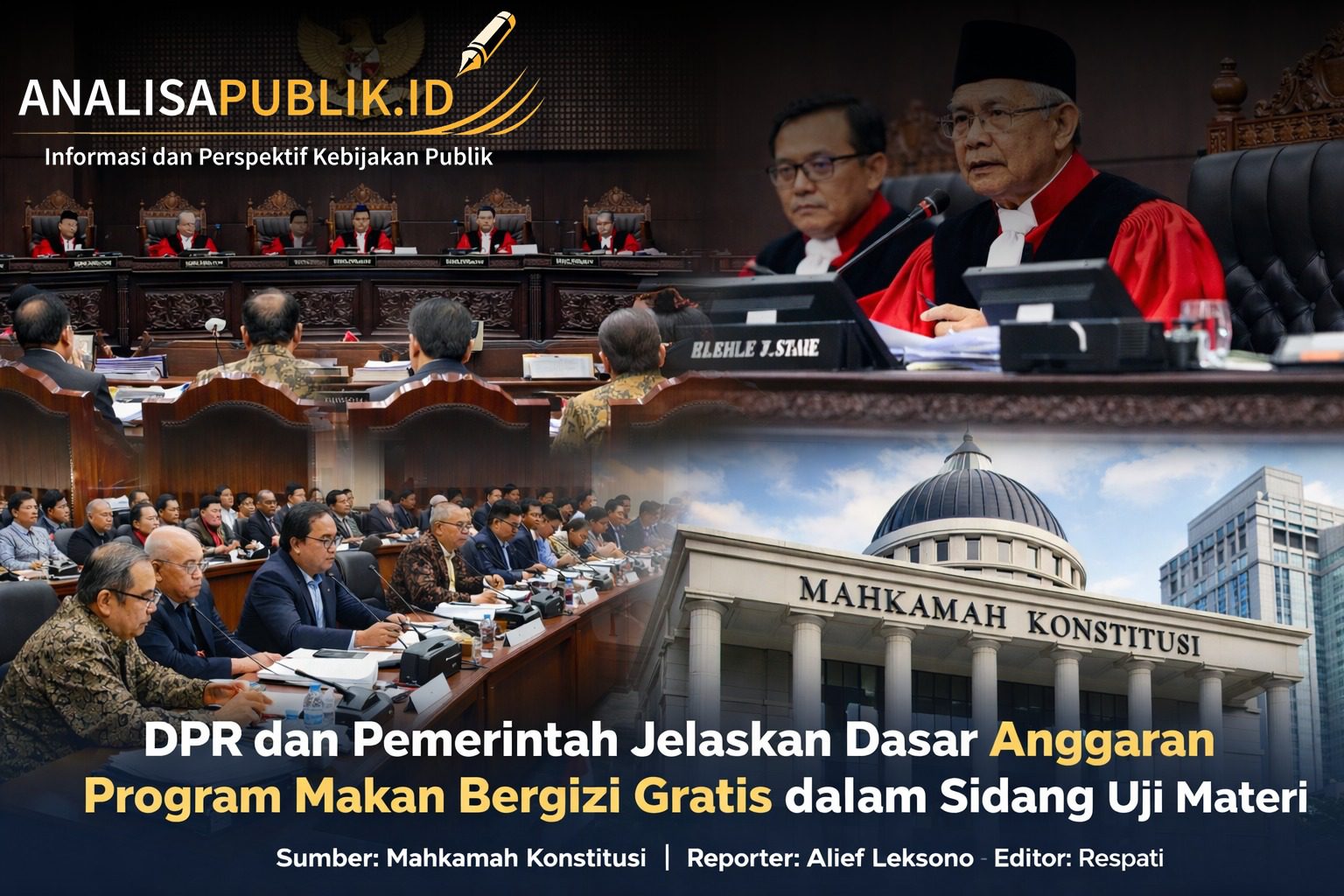 DPR dan Pemerintah Jelaskan Dasar Anggaran Program Makan Bergizi Gratis dalam Sidang Uji Materi UU Sisdiknas dan APBN 2026