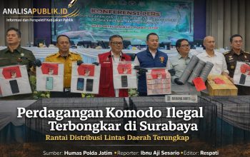 Perdagangan Komodo Ilegal Terbongkar di Surabaya, Rantai Distribusi Lintas Daerah Terungkap