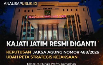 Kajati Jatim Resmi Diganti, Keputusan Jaksa Agung Nomor 488/2026 Ubah Peta Strategis Kejaksaan