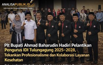 Plt Bupati Ahmad Baharudin Hadiri Pelantikan Pengurus IDI Tulungagung 2025–2028, Tekankan Profesionalisme dan Kolaborasi Layanan Kesehatan