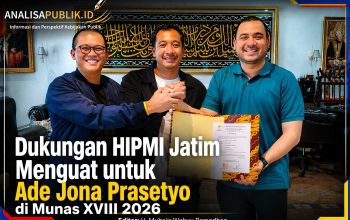 Dukungan HIPMI Jatim Menguat untuk Ade Jona Prasetyo di Munas XVIII 2026