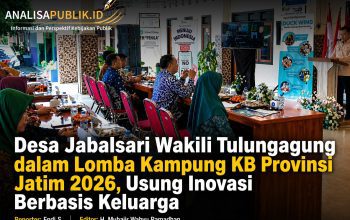 Desa Jabalsari Wakili Tulungagung dalam Lomba Kampung KB Provinsi Jatim 2026, Usung Inovasi Berbasis Keluarga