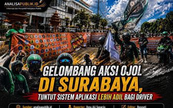 Gelombang Aksi Ojol di Surabaya, Tuntut Sistem Aplikasi Lebih Adil bagi Driver