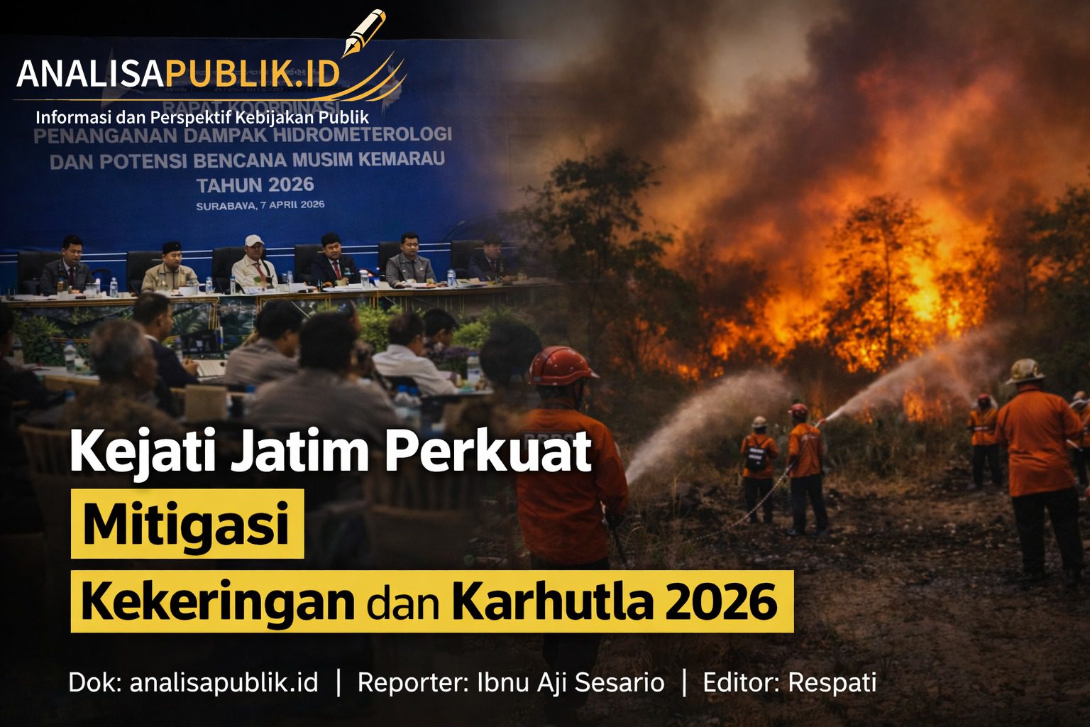 Kejati Jatim Perkuat Peran Multisektor Hadapi Ancaman Kekeringan dan Karhutla Musim Kemarau 2026