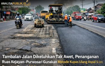 Tambalan Jalan Dikeluhkan Tak Awet, Penanganan Ruas Kejayan–Purwosari Gunakan Metode Kupas Ulang Aspal 5 Cm