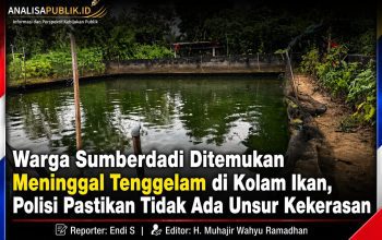 Warga Sumberdadi Ditemukan Meninggal Tenggelam di Kolam Ikan, Polisi Pastikan Tidak Ada Unsur Kekerasan