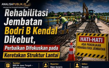 Rehabilitasi Jembatan Bodri B Kendal Dikebut, Perbaikan Difokuskan pada Keretakan Struktur Lantai