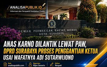 Anas Karno Dilantik Lewat PAW, DPRD Surabaya Proses Penggantian Ketua Usai Wafatnya Adi Sutarwijono