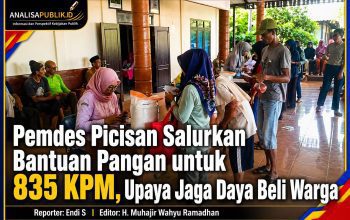 Pemdes Picisan Salurkan Bantuan Pangan untuk 835 KPM, Upaya Jaga Daya Beli Warga