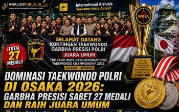 Dominasi Taekwondo Polri di Osaka 2026: Garbha Presisi Sabet 27 Medali dan Raih Juara Umum