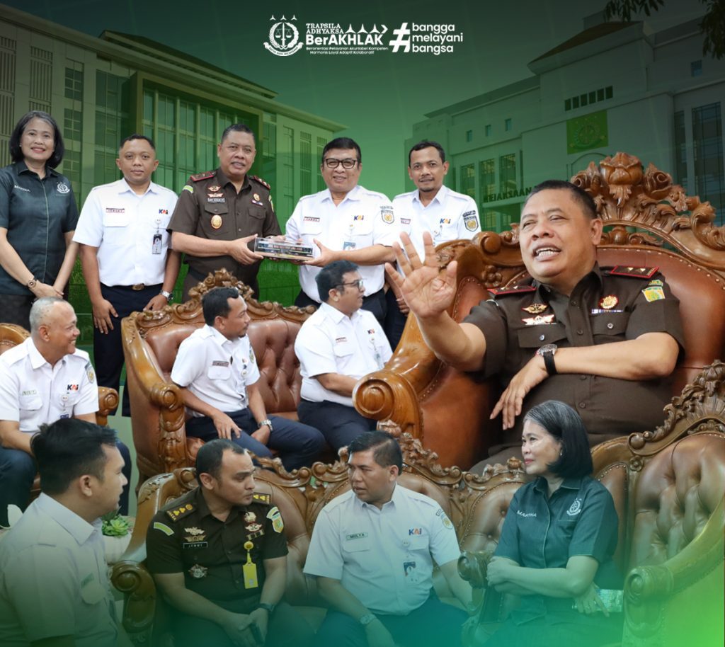 Kajati Jatim Terima Jajaran PT KAI, Fokus Penguatan Tata Kelola dan Perlindungan Aset