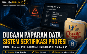 Dugaan Paparan Data Sistem Sertifikasi Profesi Ramai Dibahas, Publik Diimbau Tingkatkan Kewaspadaan