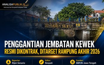 Penggantian Jembatan Kewek Resmi Dikontrak, Ditarget Rampung Akhir 2026