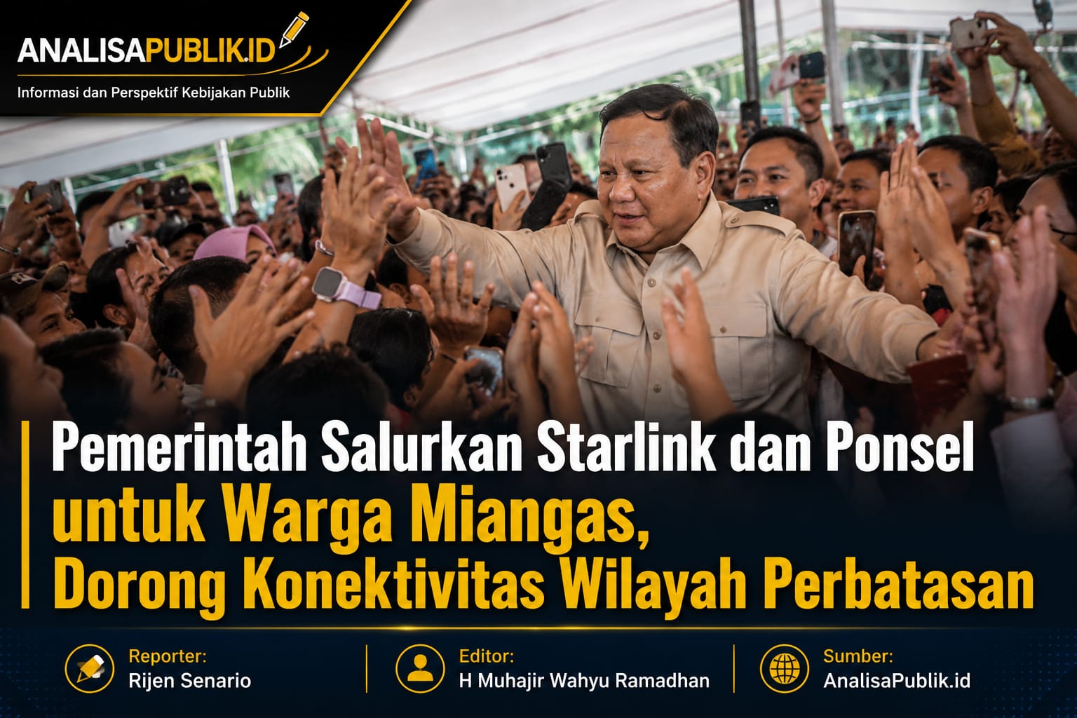 Pemerintah Salurkan Starlink dan Ponsel untuk Warga Miangas, Dorong Konektivitas Wilayah Perbatasan