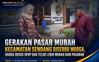 Gerakan Pasar Murah Kecamatan Sendang Diserbu Warga, Harga Beras SPHP dan Telur Lebih Murah dari Pasaran