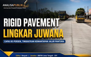 Rigid Pavement Lingkar Juwana Capai 85 Persen, Tingkatkan Kemantapan Jalur Pantura