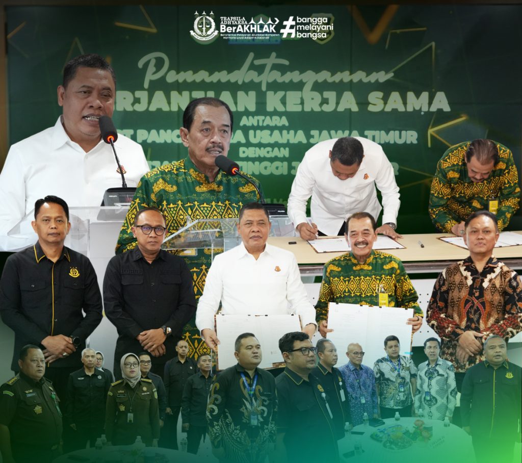 Optimalisasi Kontribusi Daerah, Kejati Jatim Teken Kerja Sama Kawal Pemulihan Aset PT PWU