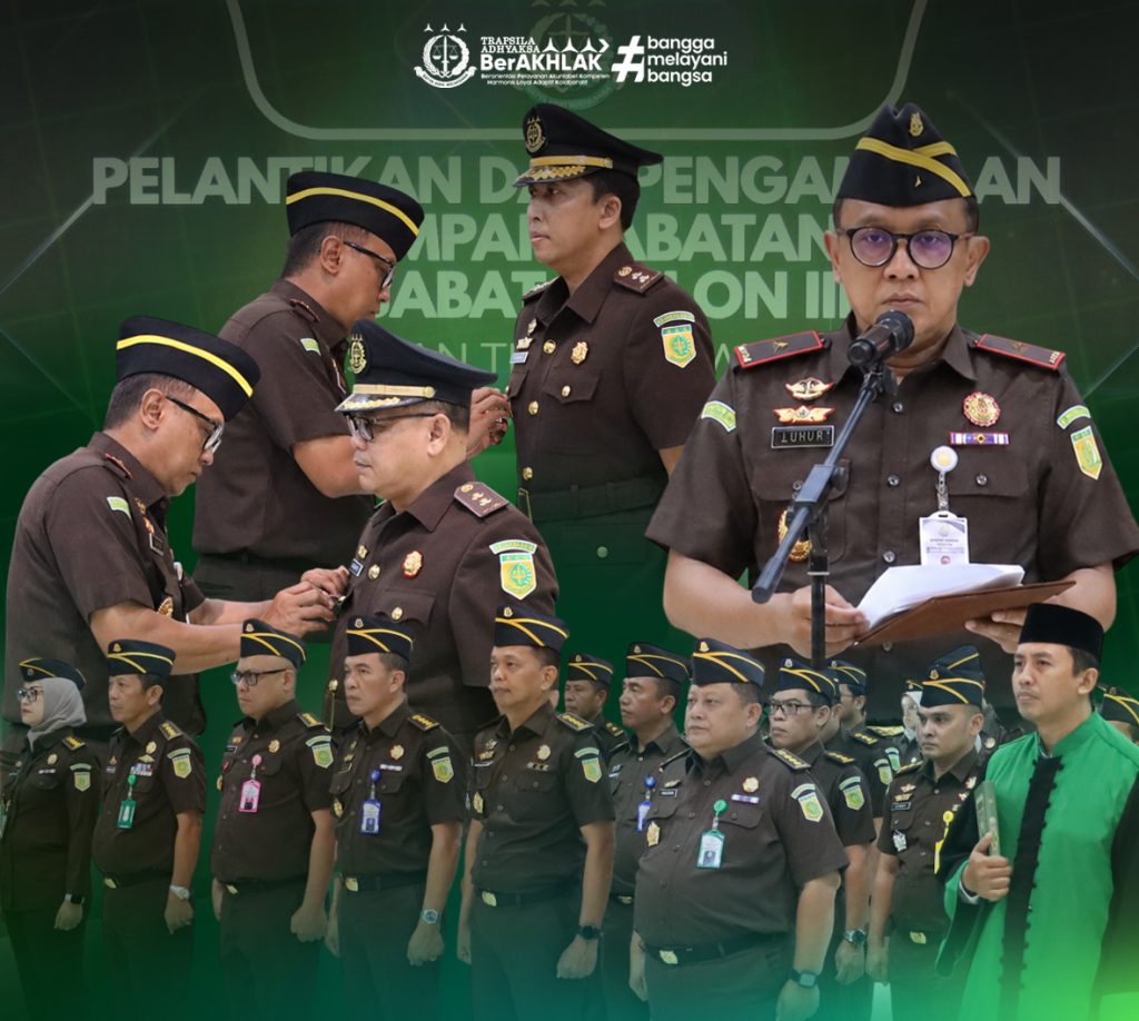 Dua Pejabat Eselon III Resmi Dilantik, Kejati Jatim Perkuat Struktur Organisasi