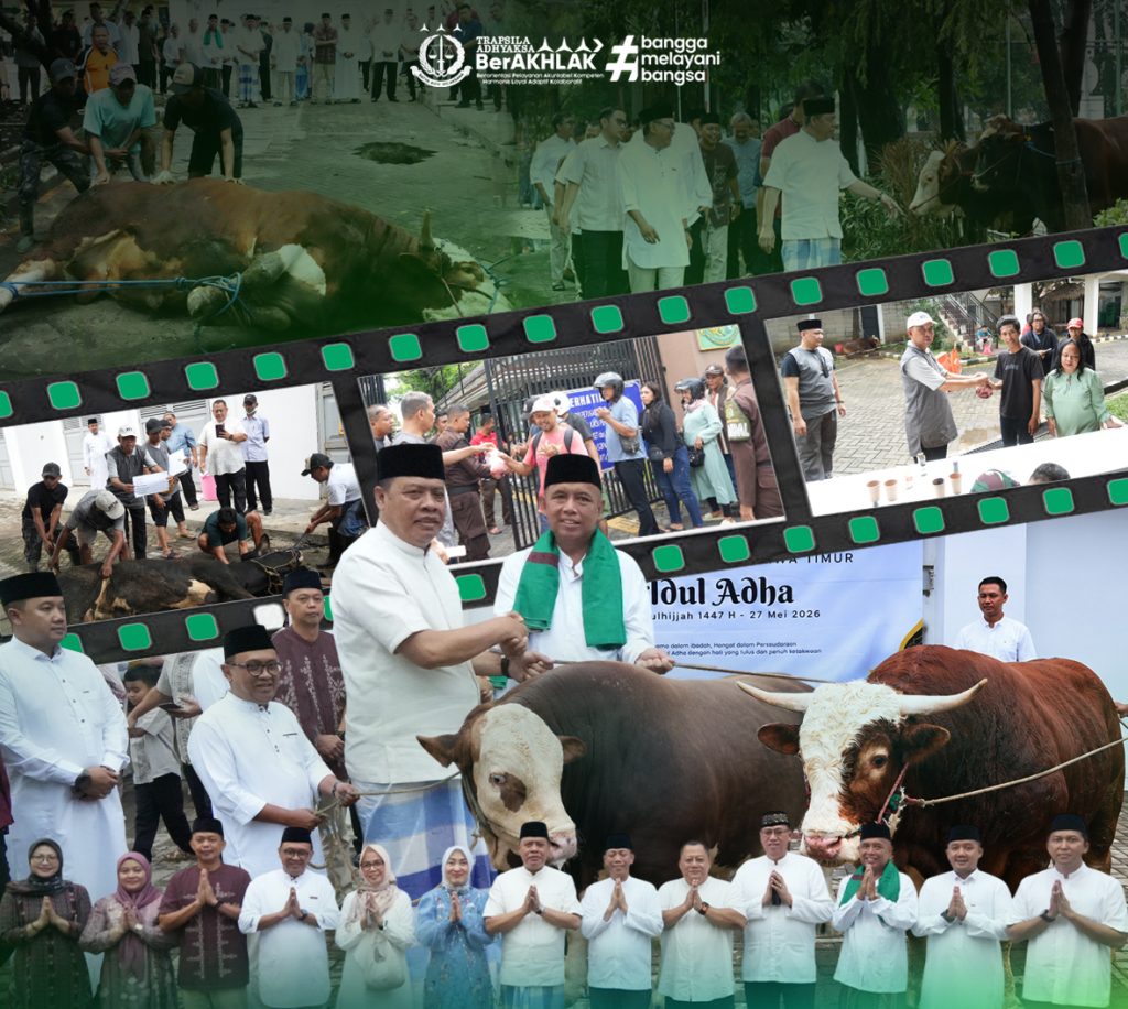 Kejati Jatim Sembelih 29 Sapi Kurban, Lebih dari 3 Ton Daging Dibagikan