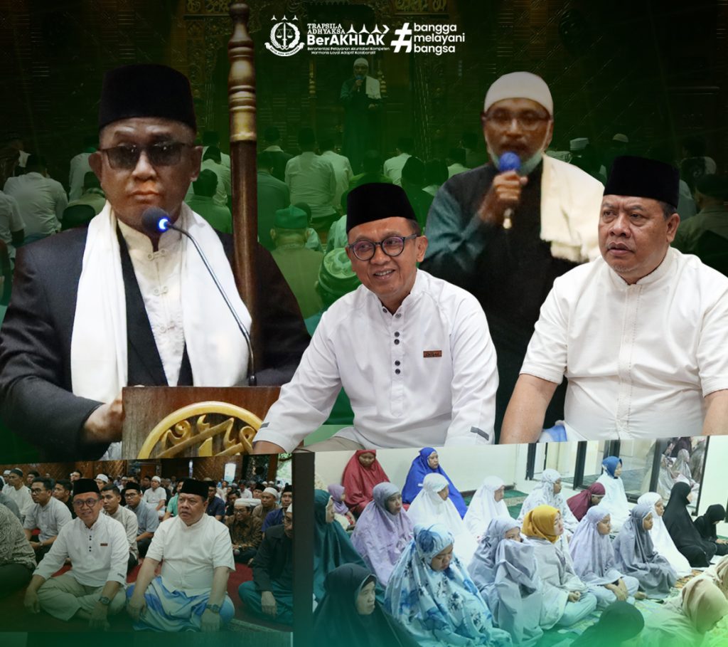 Gema Takbir Iringi Salat Idul Adha Keluarga Besar Kejati Jatim di Masjid Baitul Haq
