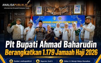 Plt Bupati Ahmad Baharudin Berangkatkan 1.179 Jamaah Haji 2026.