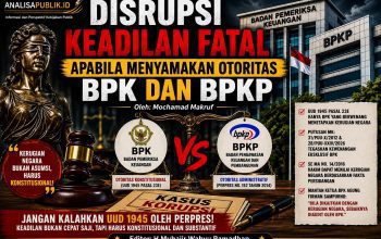 Disrupsi Keadilan Fatal Apabila Menyamakan Otoritas BPK dan BPKP