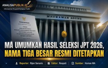 MA Umumkan Hasil Seleksi JPT 2026, Nama Tiga Besar Resmi Ditetapkan