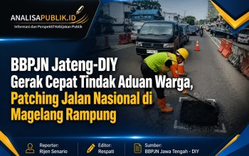 BBPJN Jateng-DIY Gerak Cepat Tindak Aduan Warga, Patching Jalan Nasional di Magelang Rampung